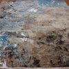 8′ x 10′ Grey Fine Hand-Knotted Indian Modern Design Rug – Contemporary Wool