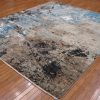8′ x 10′ Grey Fine Hand-Knotted Indian Modern Design Rug – Contemporary Wool