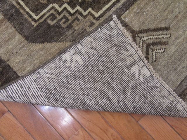 3′ x 10′ Beige Fine Hand-Knotted Turkish Vintage Anatolian Runner – Tribal Wool