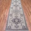 3′ x 10′ Beige Fine Hand-Knotted Turkish Vintage Anatolian Runner – Tribal Wool