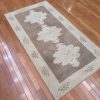 3′ x 5′ Beige Fine Hand-Knotted Turkish Anatolian Rug – Vintage Wash Wool