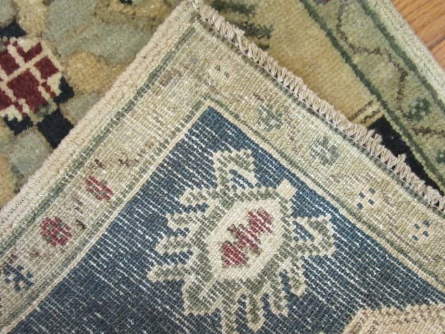 2′ x 3′ Ivory Fine Hand-Knotted Turkish Anatolian Rug – Prayer Wool