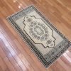 2′ x 3′ Beige Fine Hand-Knotted Turkish Anatolian Rug – Prayer Wool