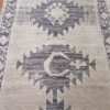 2′ x 3′ Beige Fine Hand-Knotted Turkish Anatolian Rug – Prayer Wool