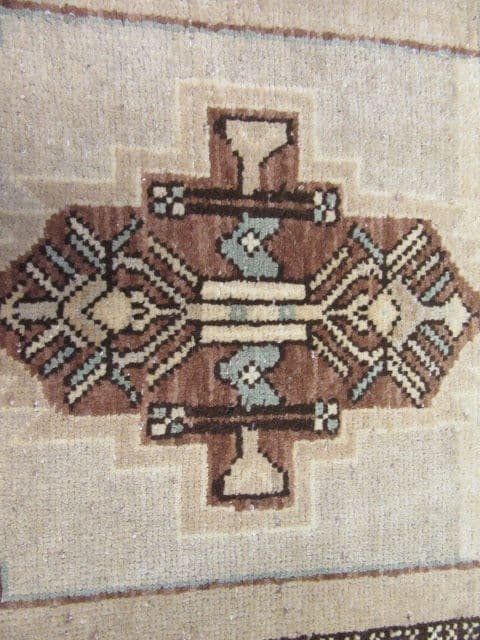 2′ x 3′ Beige Fine Hand-Knotted Turkish Anatolian Rug – Prayer Wool