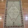2′ x 3′ Beige Fine Hand-Knotted Turkish Anatolian Rug – Prayer Wool