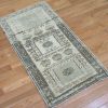 2′ x 3′ Beige Fine Hand-Knotted Turkish Anatolian Rug – Prayer Wool