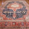 12′ x 19′ Red Fine Hand-Knotted Persian Sarouk Farahan Rug – Traditional Wool