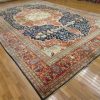 12′ x 19′ Red Fine Hand-Knotted Persian Sarouk Farahan Rug – Traditional Wool
