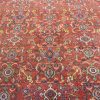 11′ x 14′ Red Fine Hand-Knotted Persian Mahal Rug – Allover Wool