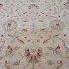 12′ x 16′ Beige Fine Hand-Knotted Pakistani Sultanabad Rug – Traditional Wool