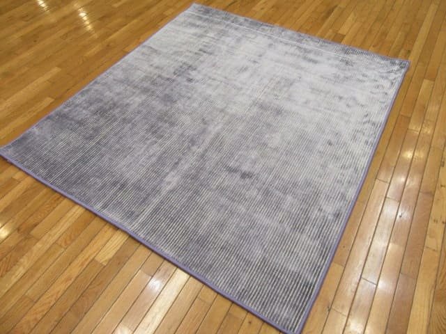 5′ x 6′ Grey Hand-Knotted India Contemporary Rug – Modern Wool - 3 5′ x 6′ Grey Hand-Knotted India Contemporary Rug – Modern Wool