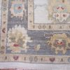 4′ x 13′ Pale Blue Fine Hand-Knotted Turkish Oushak Runner – Transitional Wool