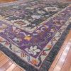 10′ x 13′ Dark Grey Fine Hand-Knotted Turkish Oushak Rug – Transitional Wool - 2 10′ x 13′ Dark Grey Fine Hand-Knotted Turkish Oushak Rug – Transitional Wool