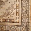 6′ x 13′ Beige Fine Hand-Knotted Central Asian Khotan Rug – Vintage Tribal Wool