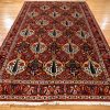 7′ x 10′ Red Fine Hand-Knotted Persian Bakhtiari Rug – Traditional Wool