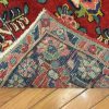 4′ x 7′ Red Fine Hand-Knotted Persian Vintage Sarouk Rug – Traditional Wool