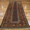 4′ x 10′ Orange Fine Hand-Knotted Persian Kurdish Rug – Tribal Runner Wool