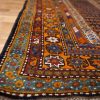 4′ x 10′ Orange Fine Hand-Knotted Persian Kurdish Rug – Tribal Runner Wool