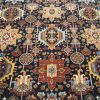 9′ x 12′ Navy Fine Hand-Knotted Indian Karajah Design Rug – Traditional Wool