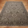 9′ x 12′ Gray Fine Hand-Knotted Indian Karajeh Rug – Traditional Wool - 1 9′ x 12′ Gray Fine Hand-Knotted Indian Karajeh Rug – Traditional Wool