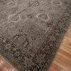 9′ x 12′ Gray Fine Hand-Knotted Indian Karajeh Rug – Traditional Wool - 2 9′ x 12′ Gray Fine Hand-Knotted Indian Karajeh Rug – Traditional Wool