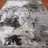 8′ x 10′ Grey Fine Hand-Knotted Indian Modern Design Rug – Contemporary Wool