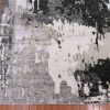 8′ x 10′ Grey Fine Hand-Knotted Indian Modern Design Rug – Contemporary Wool
