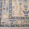 3′ x 8′ Light Blue Fine Hand-Knotted Turkish Oushak Runner Rug – Transitional Wool