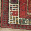 3′ x 7′ Red Fine Hand-Knotted Persian Vintage Sarab Runner Rug – Traditional Wool