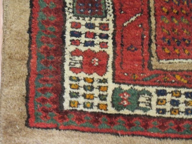 3′ x 7′ Red Fine Hand-Knotted Persian Vintage Sarab Runner Rug – Traditional Wool