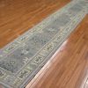 3′ x 17′ Grey Fine Hand-Knotted Turkish Oushak Runner Rug – Transitional Wool