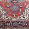 10′ x 13′ Terracotta Fine Hand-Knotted Persian Antique Heriz/Serapi Rug – Traditional Wool