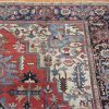 10′ x 13′ Terracotta Fine Hand-Knotted Persian Antique Heriz/Serapi Rug – Traditional Wool