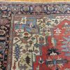 10′ x 13′ Terracotta Fine Hand-Knotted Persian Antique Heriz/Serapi Rug – Traditional Wool