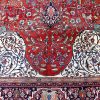 9′ x 14′ Red Fine Hand-Knotted Persian Antique Sarouk Farahan Rug – Traditional Wool