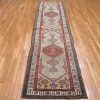 3′ x 12′ Red Fine Hand-Knotted Caucasian Kazak Rug – Tribal Wool