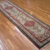 3′ x 12′ Red Fine Hand-Knotted Caucasian Kazak Rug – Tribal Wool