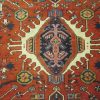 5′ x 6′ Red Fine Hand-Knotted Persian Karajeh Rug – Traditional Wool