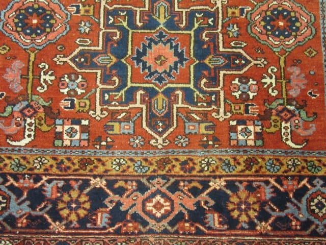 5′ x 6′ Red Fine Hand-Knotted Persian Karajeh Rug – Traditional Wool