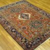 5′ x 6′ Red Fine Hand-Knotted Persian Karajeh Rug – Traditional Wool