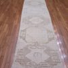 3′ x 11′ Turkish Anatolian Ivory Runner Rug Transitional Wool
