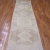 3′ x 11′ Turkish Anatolian Ivory Runner Rug Transitional Wool