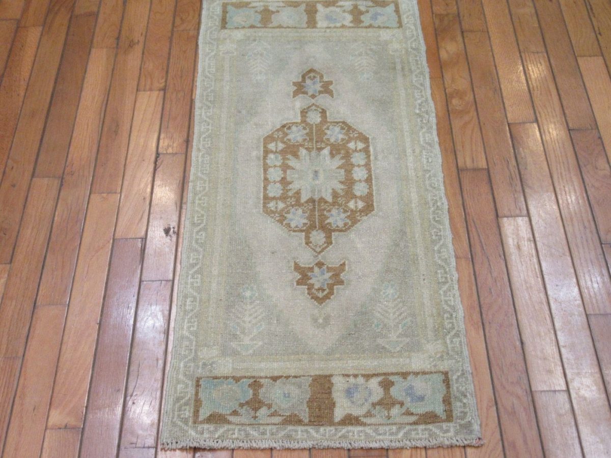 2′ x 4′ Turkish Ivory Runner Rug Transitional Wool