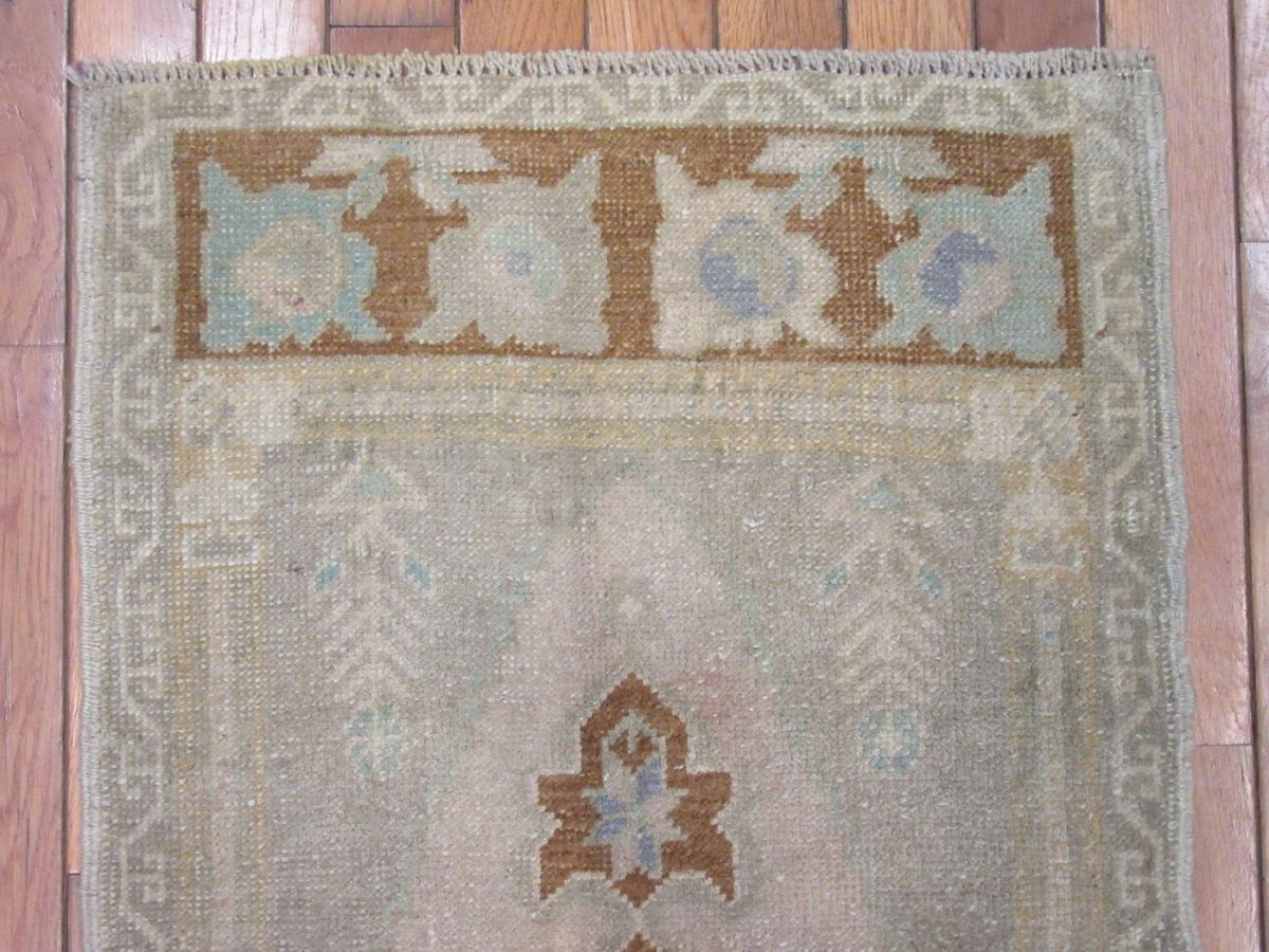 2′ x 4′ Turkish Ivory Runner Rug Transitional Wool