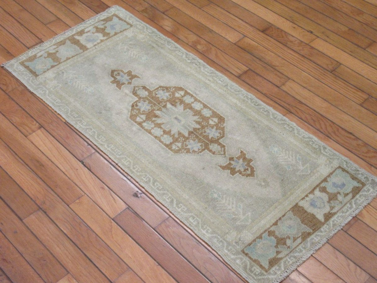 2′ x 4′ Turkish Ivory Runner Rug Transitional Wool