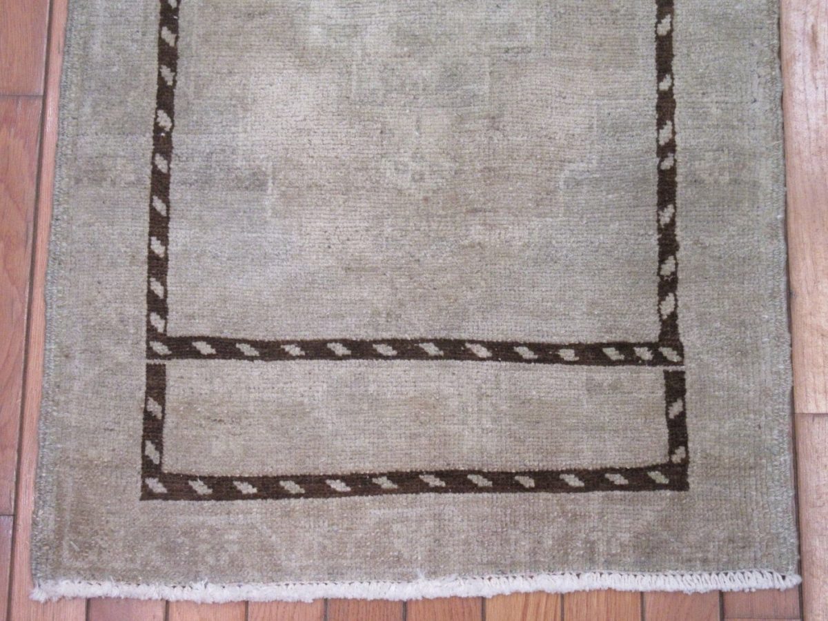 2′ x 4′ Turkish Ivory Runner Rug Transitional Wool