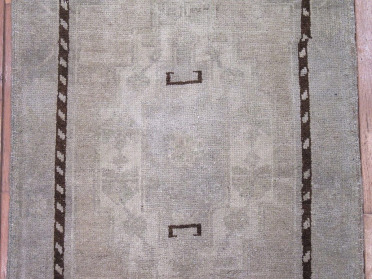 2′ x 4′ Turkish Ivory Runner Rug Transitional Wool