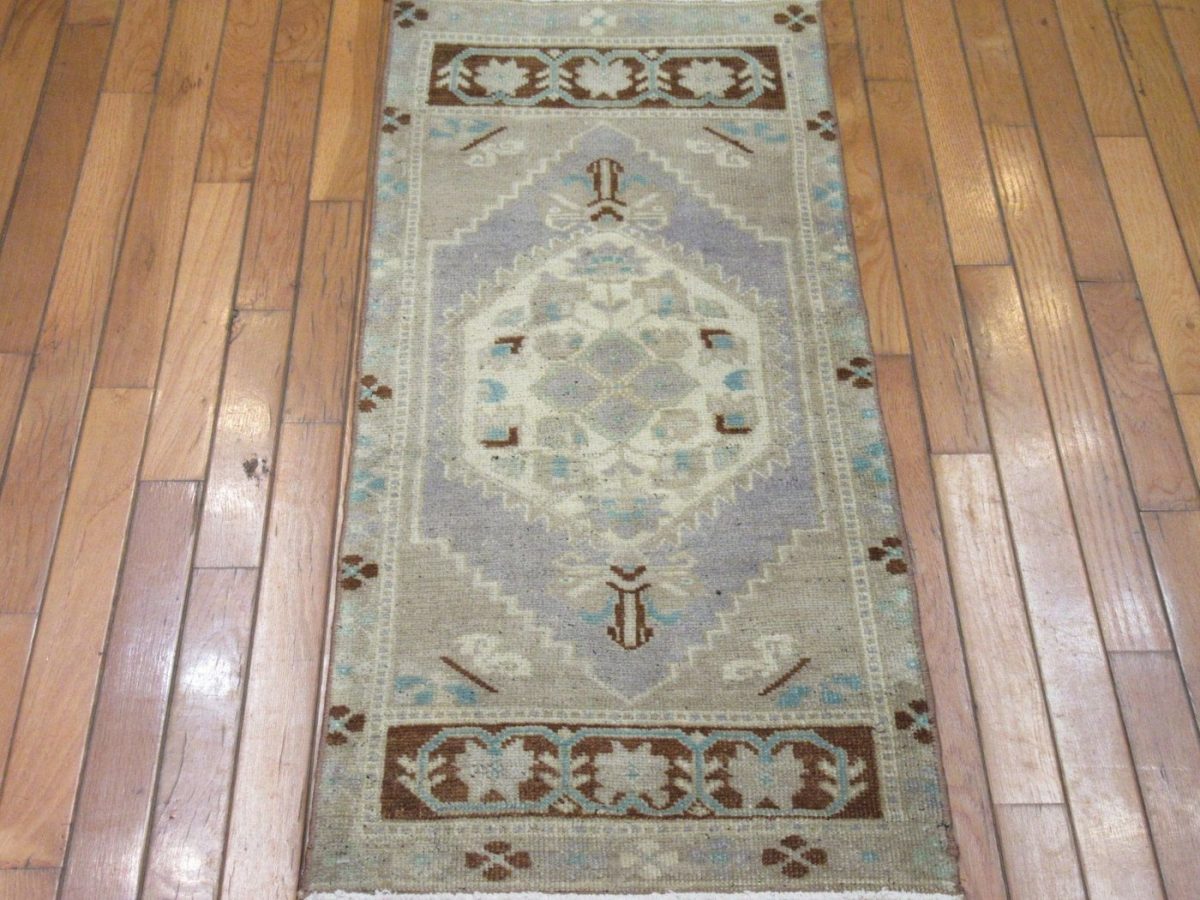2′ x 4′ Turkish Ivory Runner Rug Transitional Wool