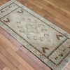 2′ x 4′ Turkish Anatolian Ivory Runner Rug Transitional Wool